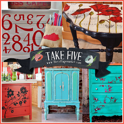 Check out these 5 painted pieces of furniture.