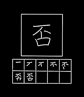 kanji tidak