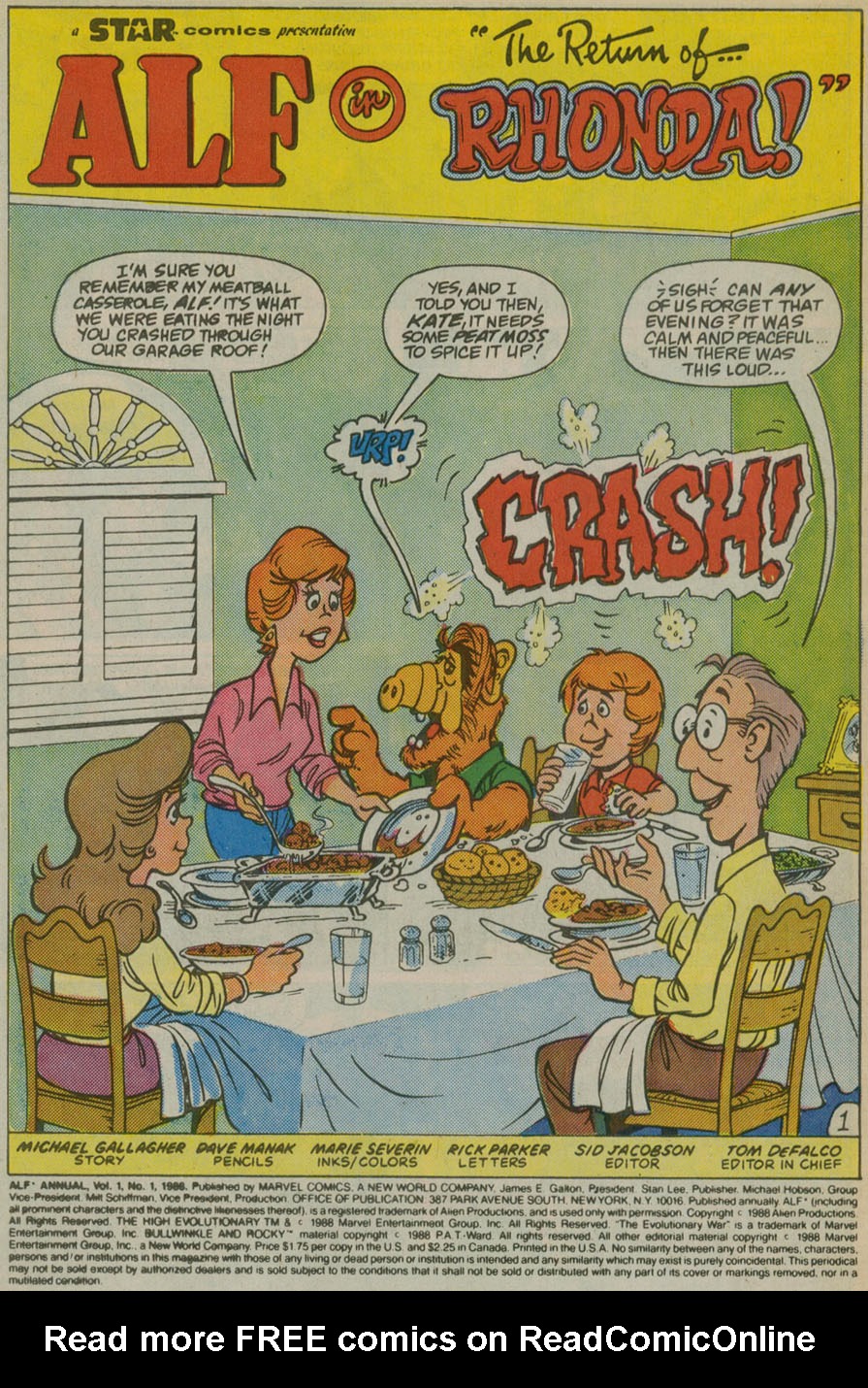 Read online ALF comic - Issue # _Annual 1 - 2