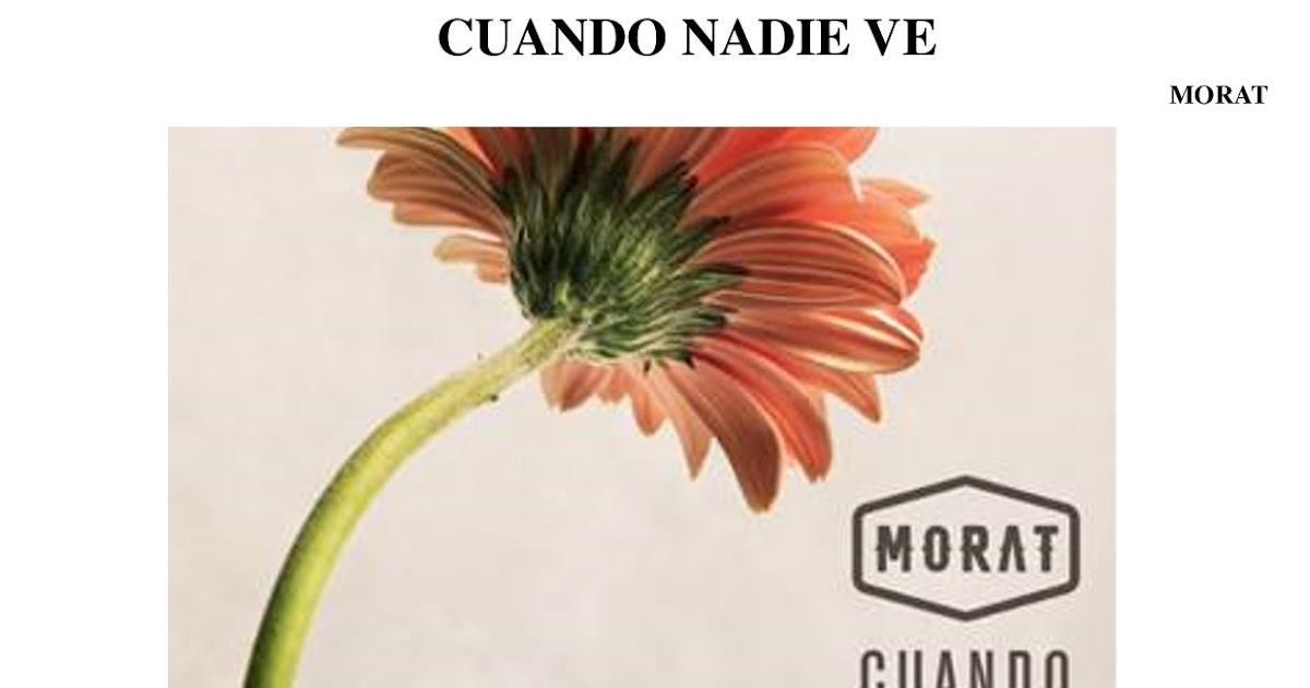 Todo Teclados Cuando Nadie Ve Morat todo teclados cuando nadie ve morat
