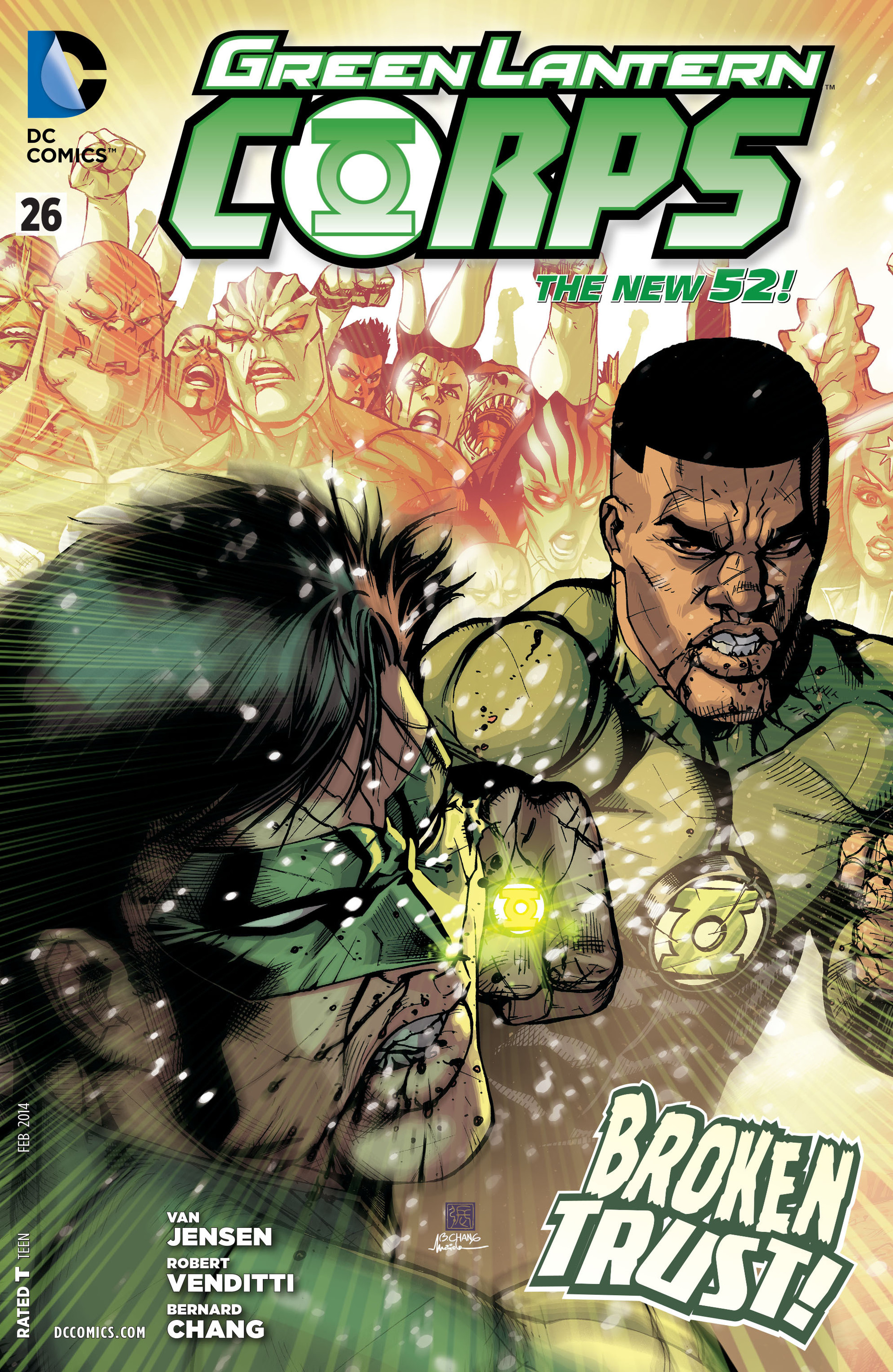 Read online Green Lantern Corps (2011) comic -  Issue #26 - 1