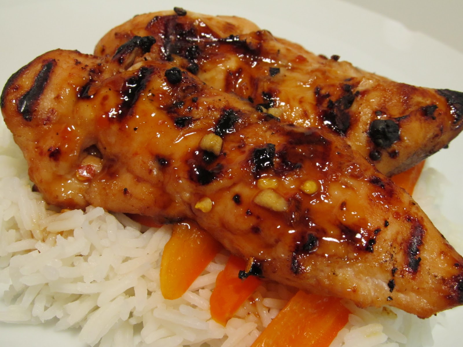 Jenn's Food Journey Grilled Bourbon Chicken