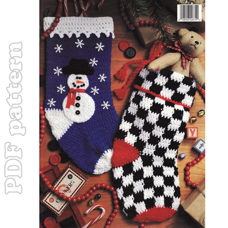 plus3 crochet: Christmas chair socks