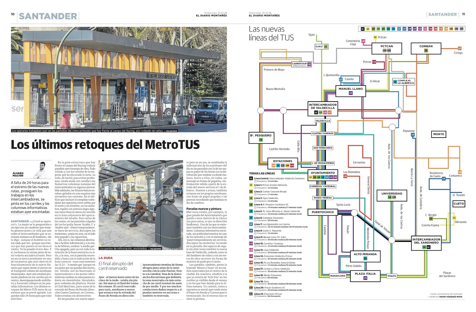La buena prensa Nuevas líneas de autobús La buena prensa Nuevas líneas de autobús