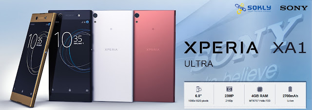 Sony Xperia XA1 Ultra Android smartphone. Announced 2017, February. Features 3G, 6.0″ IPS LCD capacitive touchscreen, 23 MP camera
