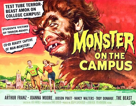 Poster - Monster on the Campus (1958)