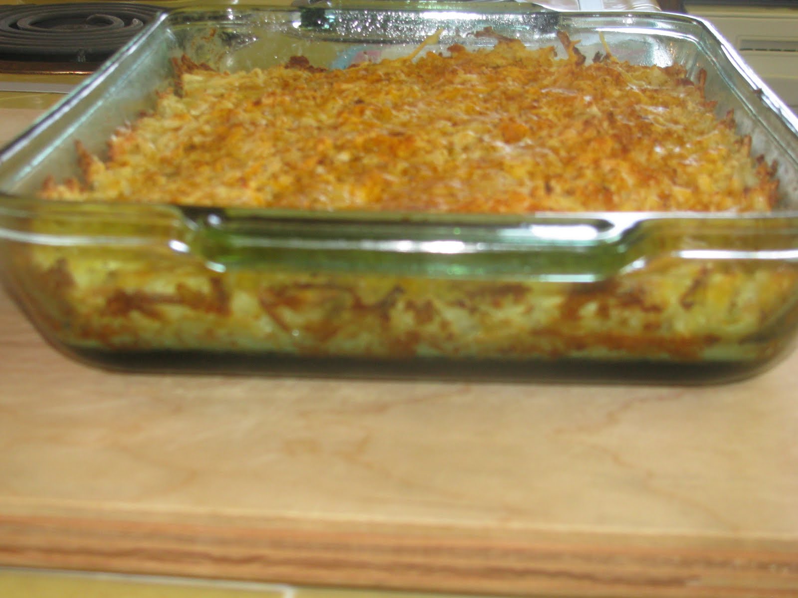 Shamrocks and Shenanigans Chili Hashbrown Casserole