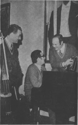 Fernando Cabarcos, Osvaldo Berlinghieri y Leopoldo Federico en 1972