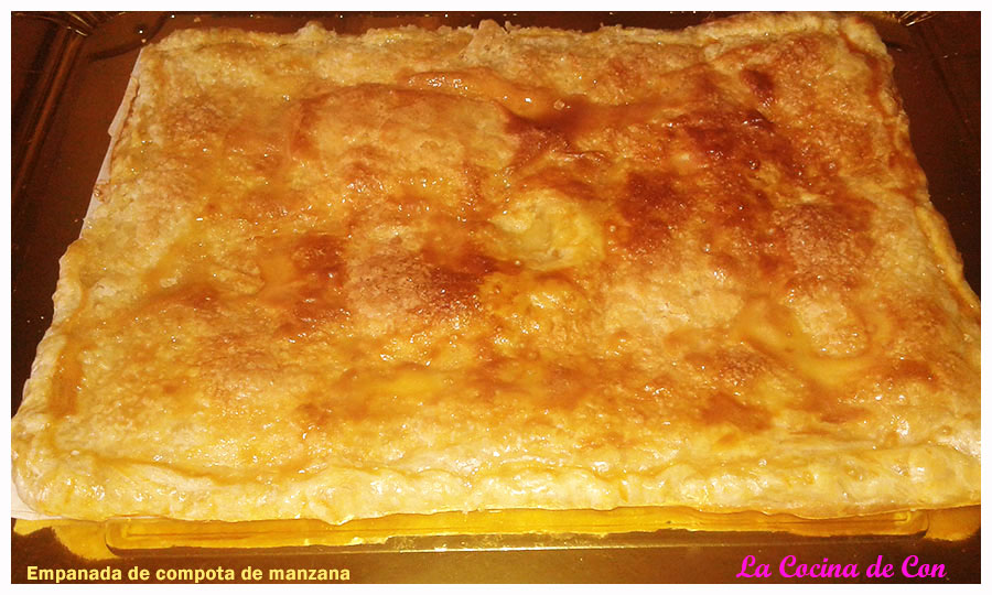 empanada de compota de manzana