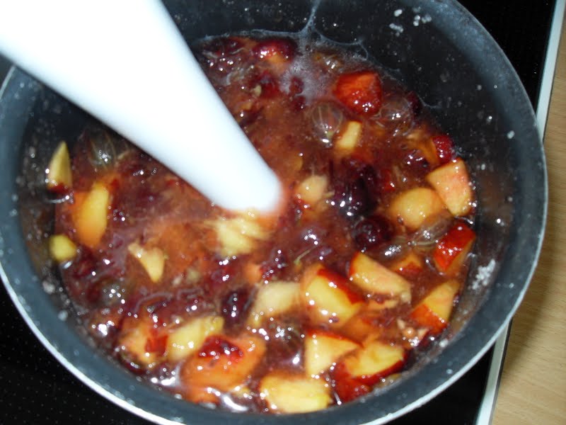 Sanna´s Hexenküche: Stachelbeer-Nektarinen Marmelade