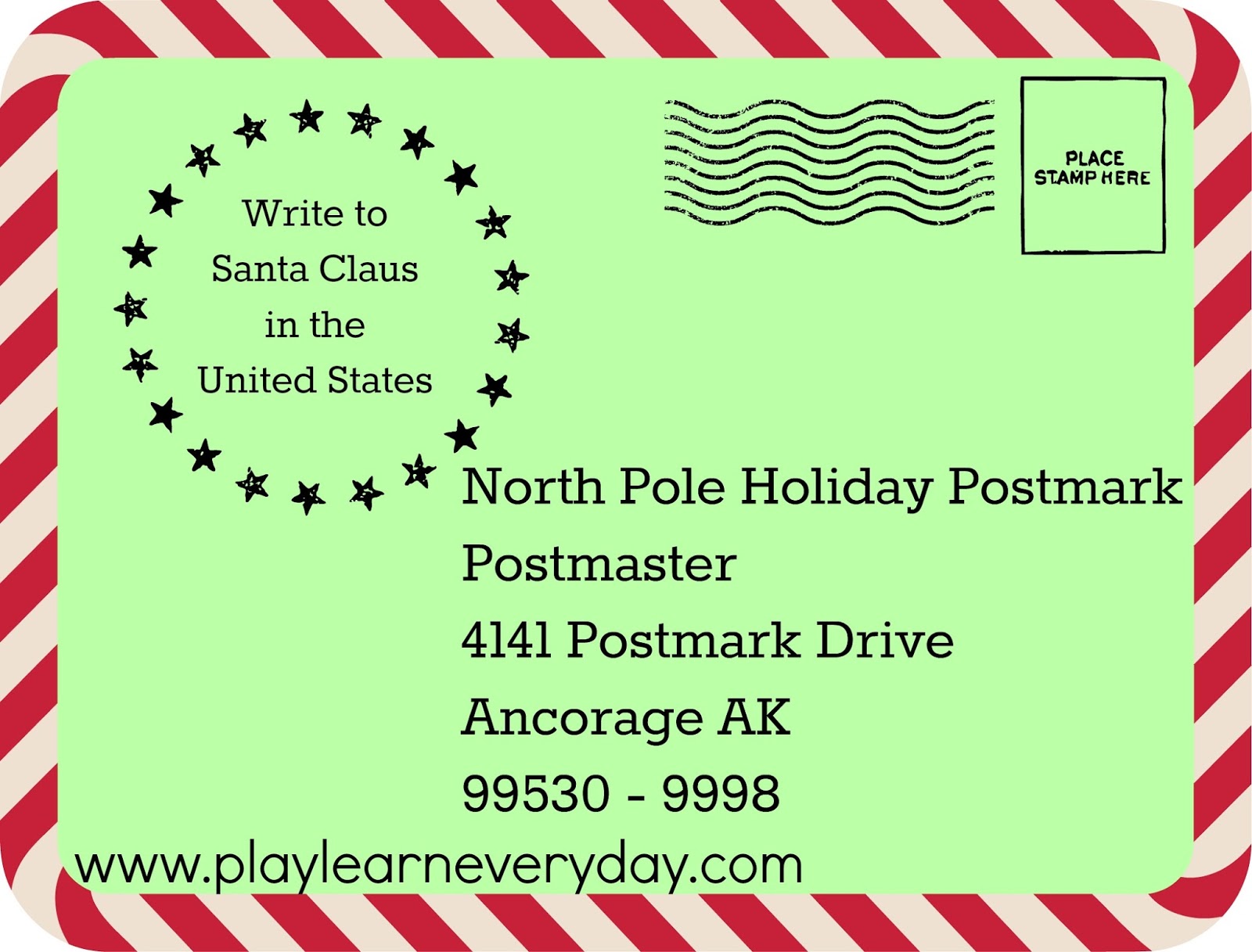 Writing Letters to Santa around the World - Play and Learn Every Day