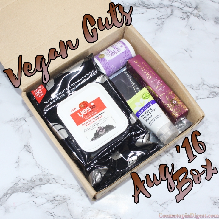 Unboxing of the August 2016 Vegan Cuts beauty box, a cruelty-free makeup and skincare subscription that ships worldwide. 