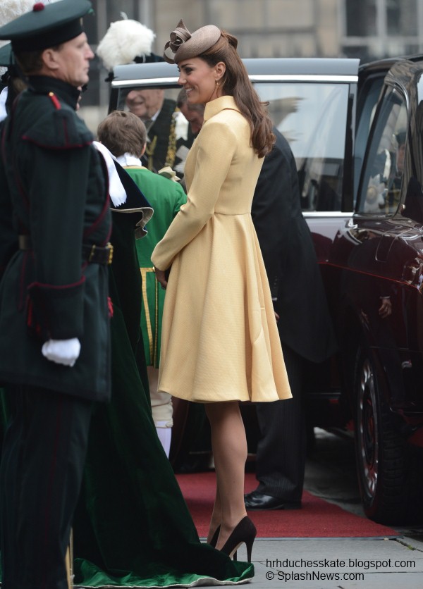 Duchess Kate: Kate Wears Emilia Wickstead for the Order of the Thistle