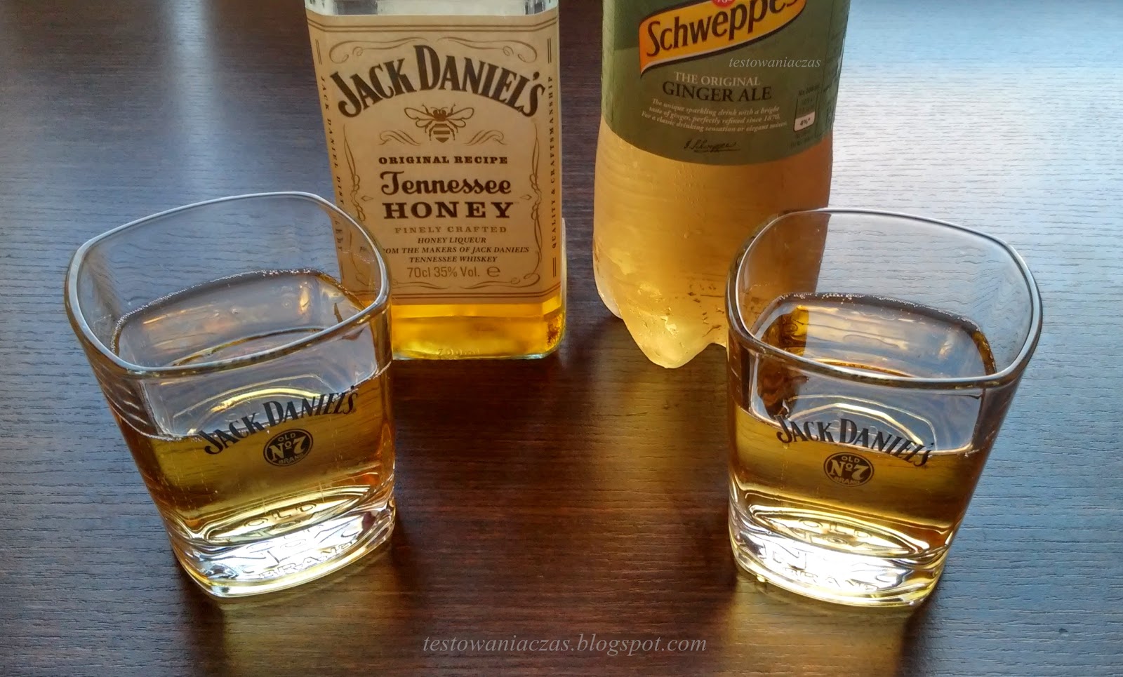 Jack Daniel's Tennessee Honey i Ginger Ale w akcji testowaniaczas