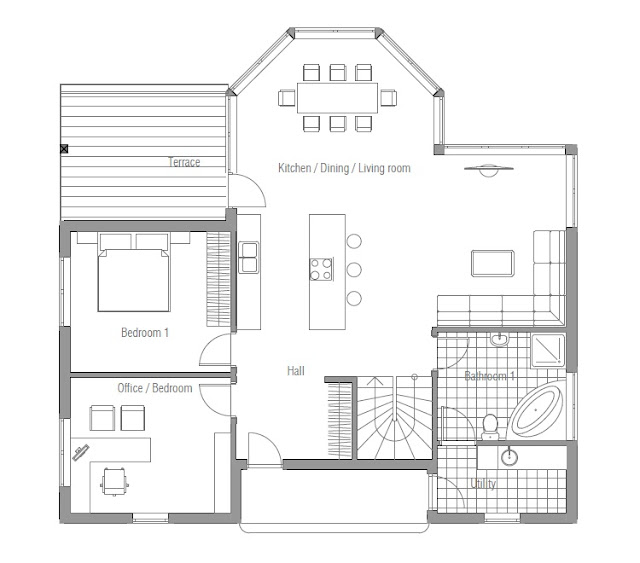 Classical affordable house plan