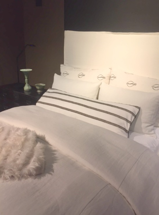 DreamHome Chicago 2016 Michael Del Piero bedroom linens