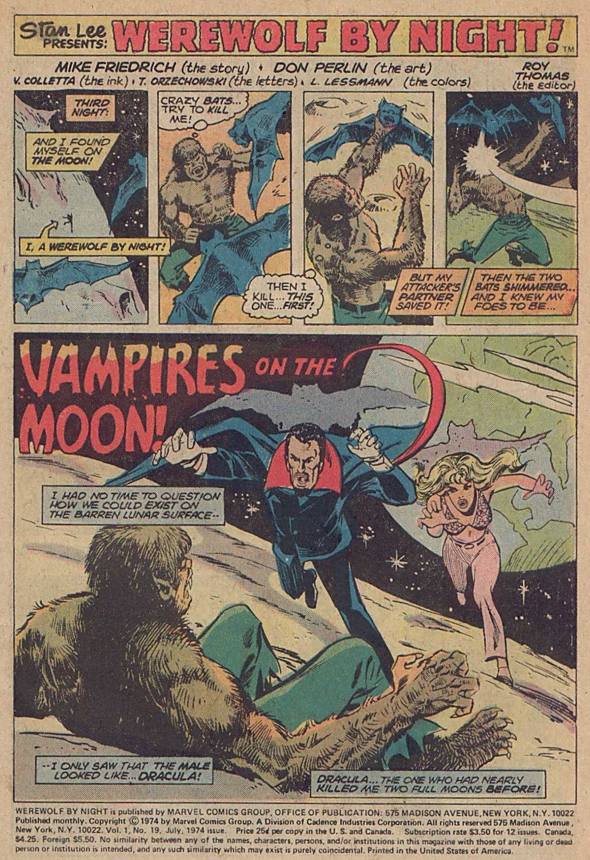 Read online Werewolf by Night (1972) comic -  Issue #19 - 2