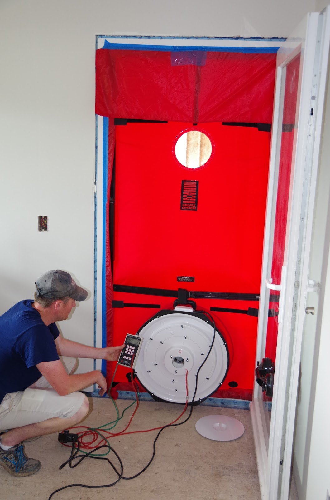 Rochester Passive House Blower Door / Window Door Tests