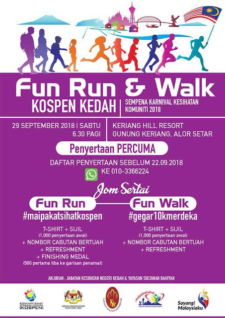 RUNNERIFIC: Fun Run & Walk Kospen Kedah