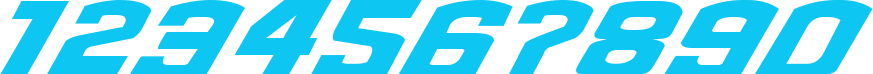 25 Font Racing Untuk Nomor Start Balap