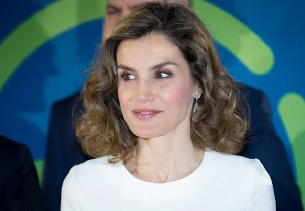 Queen Letizia of Spain attends the presentation of Telefonica's Platform for the Television contents