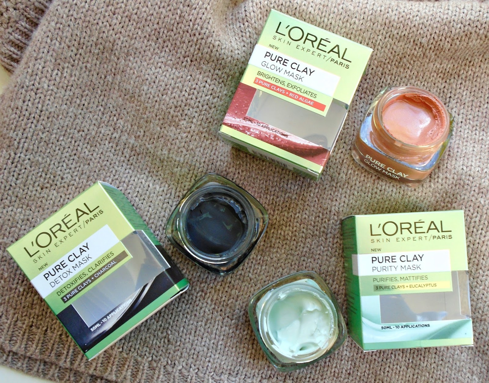 My Beauty Sins L'Oreal Face Masks Review