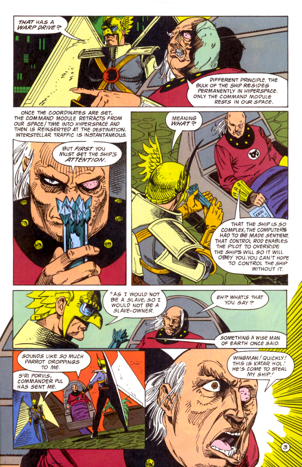 Read online Hawkworld (1990) comic -  Issue #25 - 4
