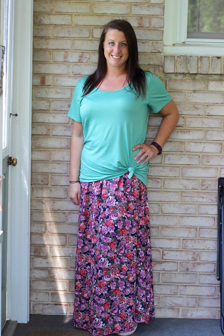 Ask Away Blog: Outfit of the Day: Floral Skirt (Again)