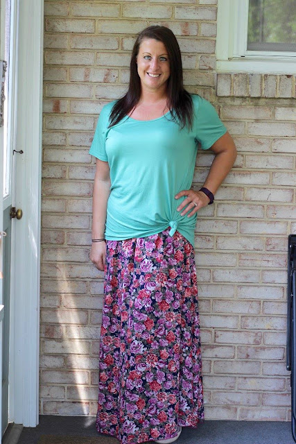 Ask Away Blog: Outfit of the Day: Floral Skirt (Again)
