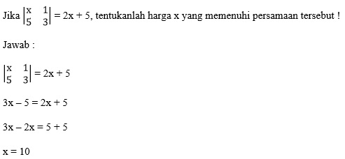 Materi Matriks Di Kelas X Smk Negeri 13 Jakarta