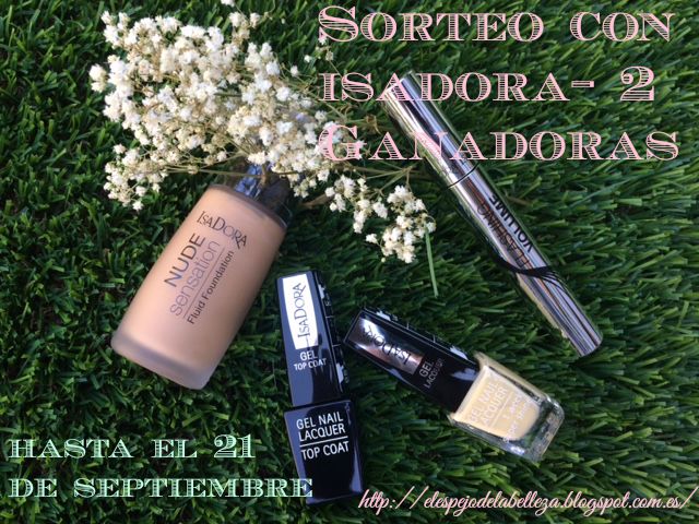 Sorteo Dos ganadoras maquillaje IsaDora