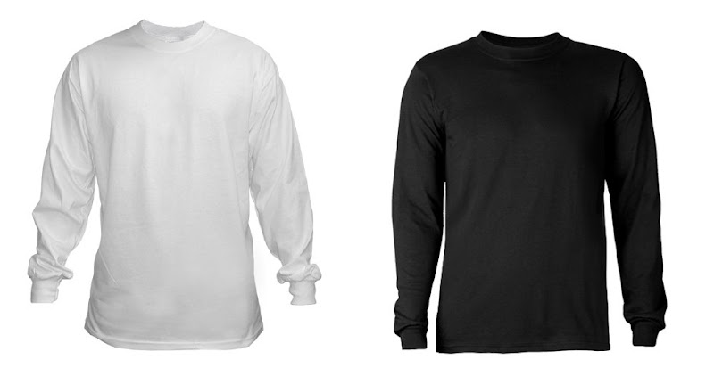 43+ Kaos Polos Lengan Panjang Untuk Desain, Gaya Kaos Terbaru!
