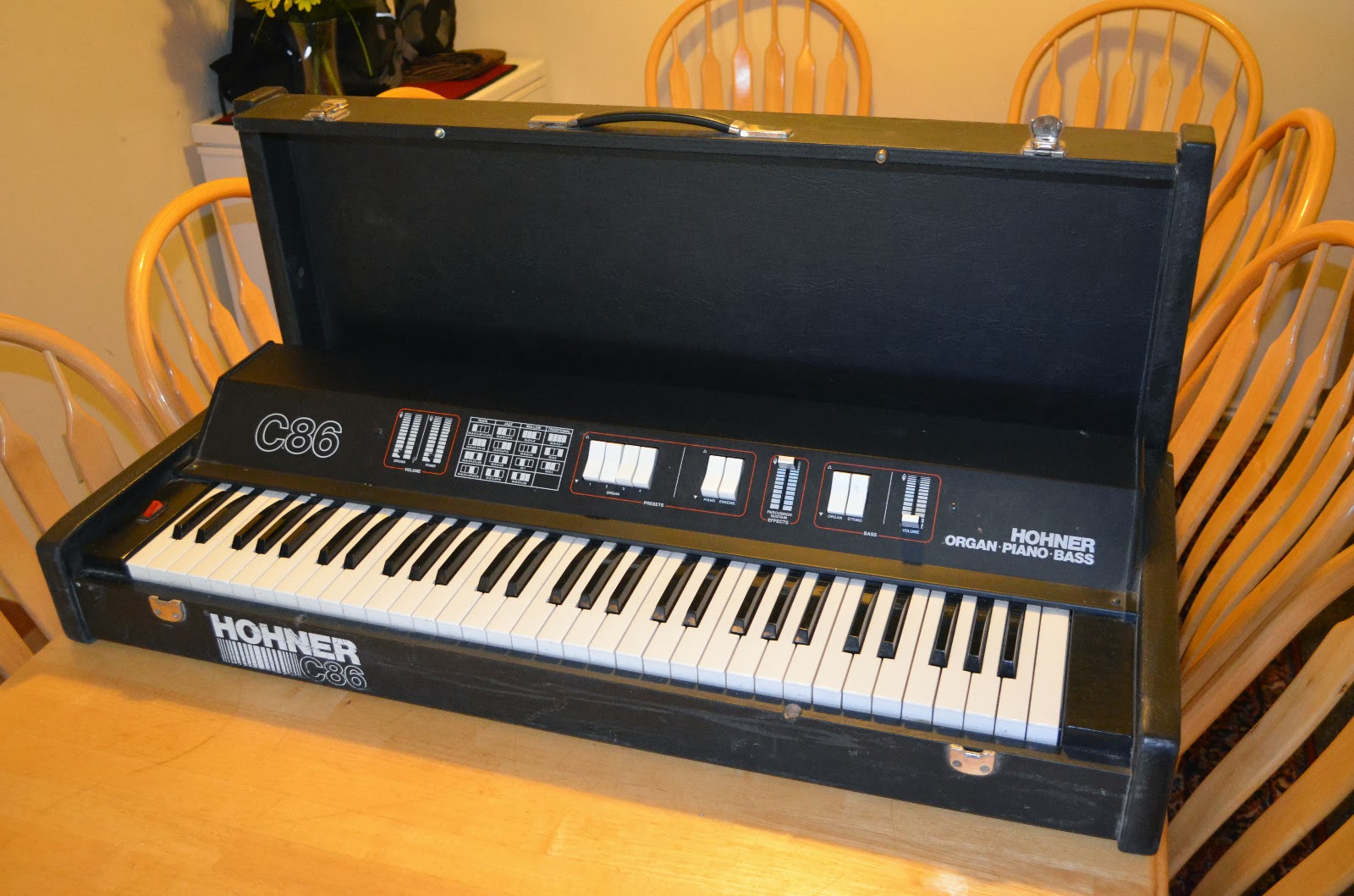 MATRIXSYNTH Vintage Hohner C86 Organ Piano Bass