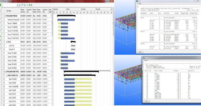 Penerapan Building Information Modeling (BIM) Pada Pembangunan Struktur  Menggunakan Software TEKLA STRUCTURE-19
