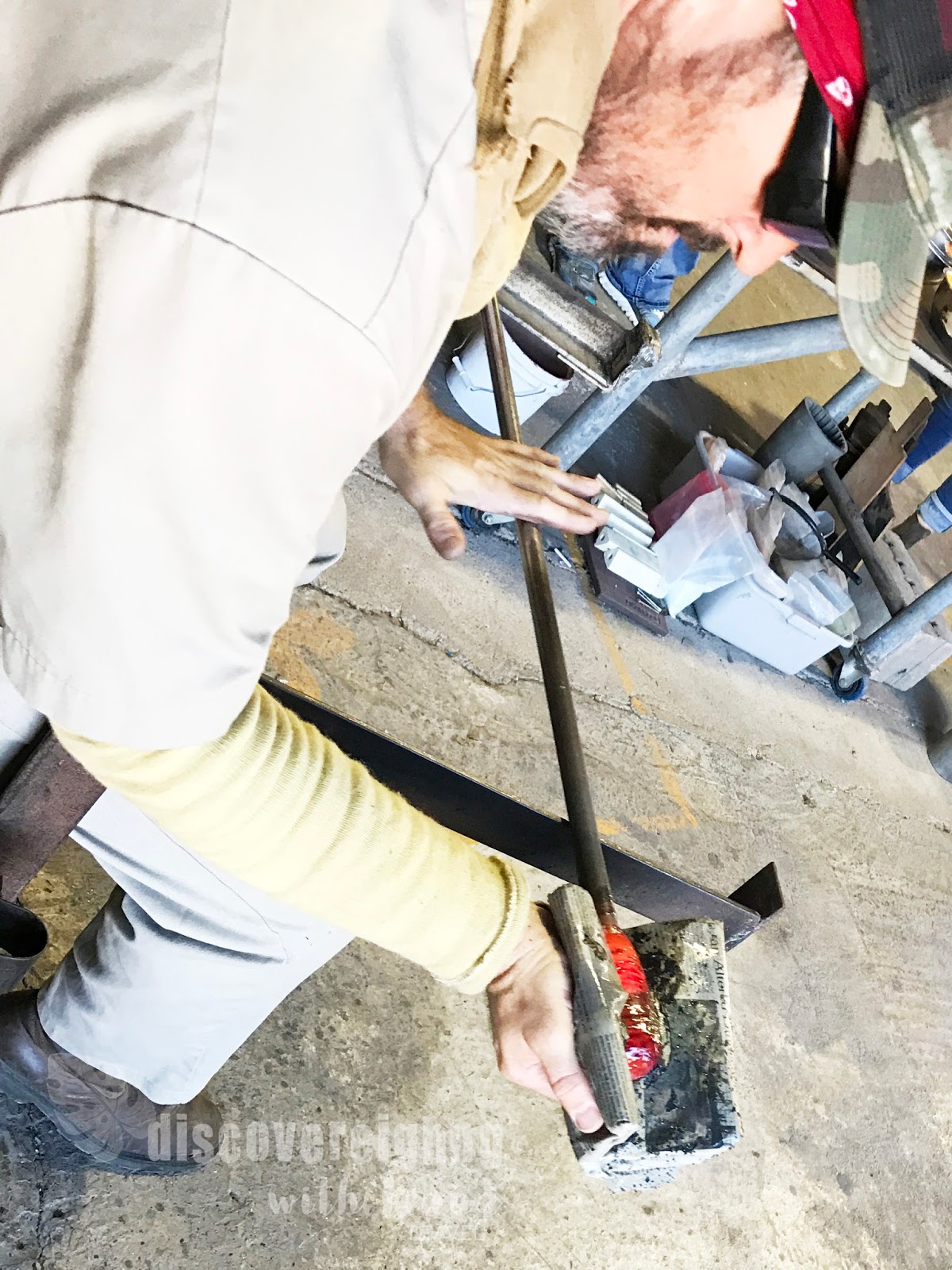 Discovereighng with Dana Glass Blowing in Salado, Texas