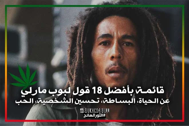 أفضل 18 قول لبوب مارلي في الحياة، البساطة، تحسين الشخصية، الحب (Bob Marley)