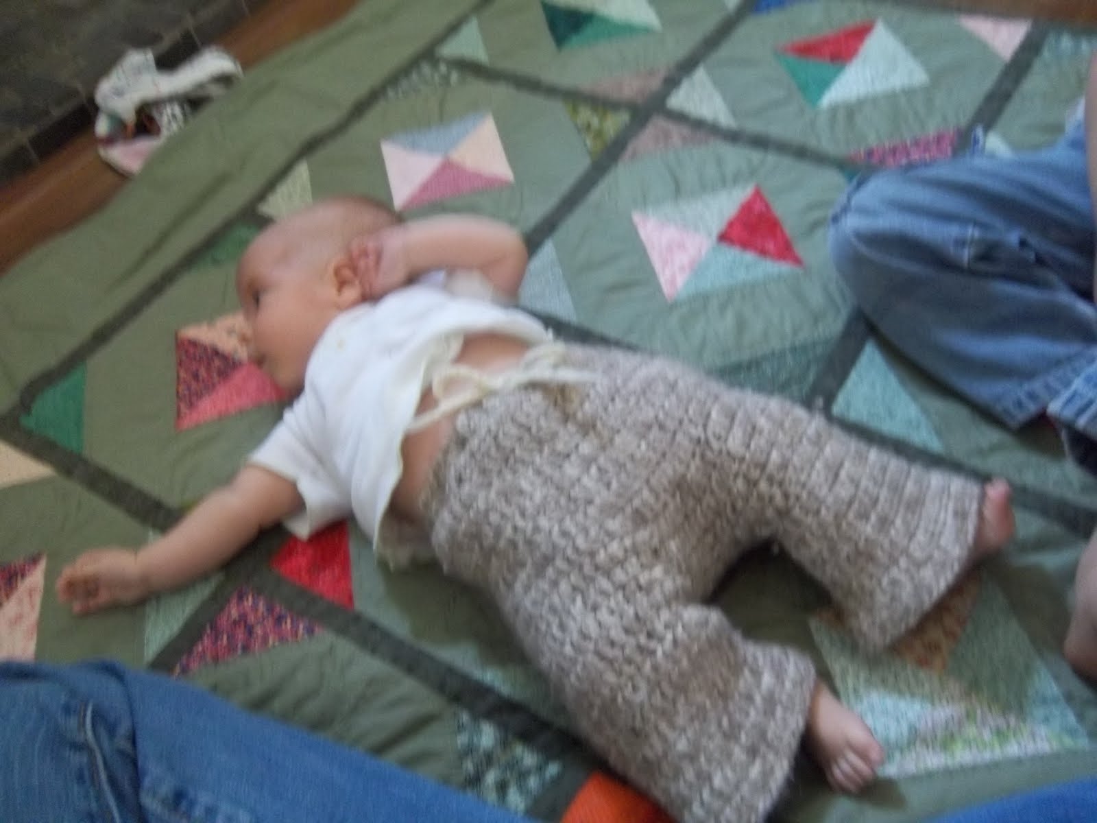 Our Mindful Life Tutorial How to Change a Prefold Cloth Diaper So
