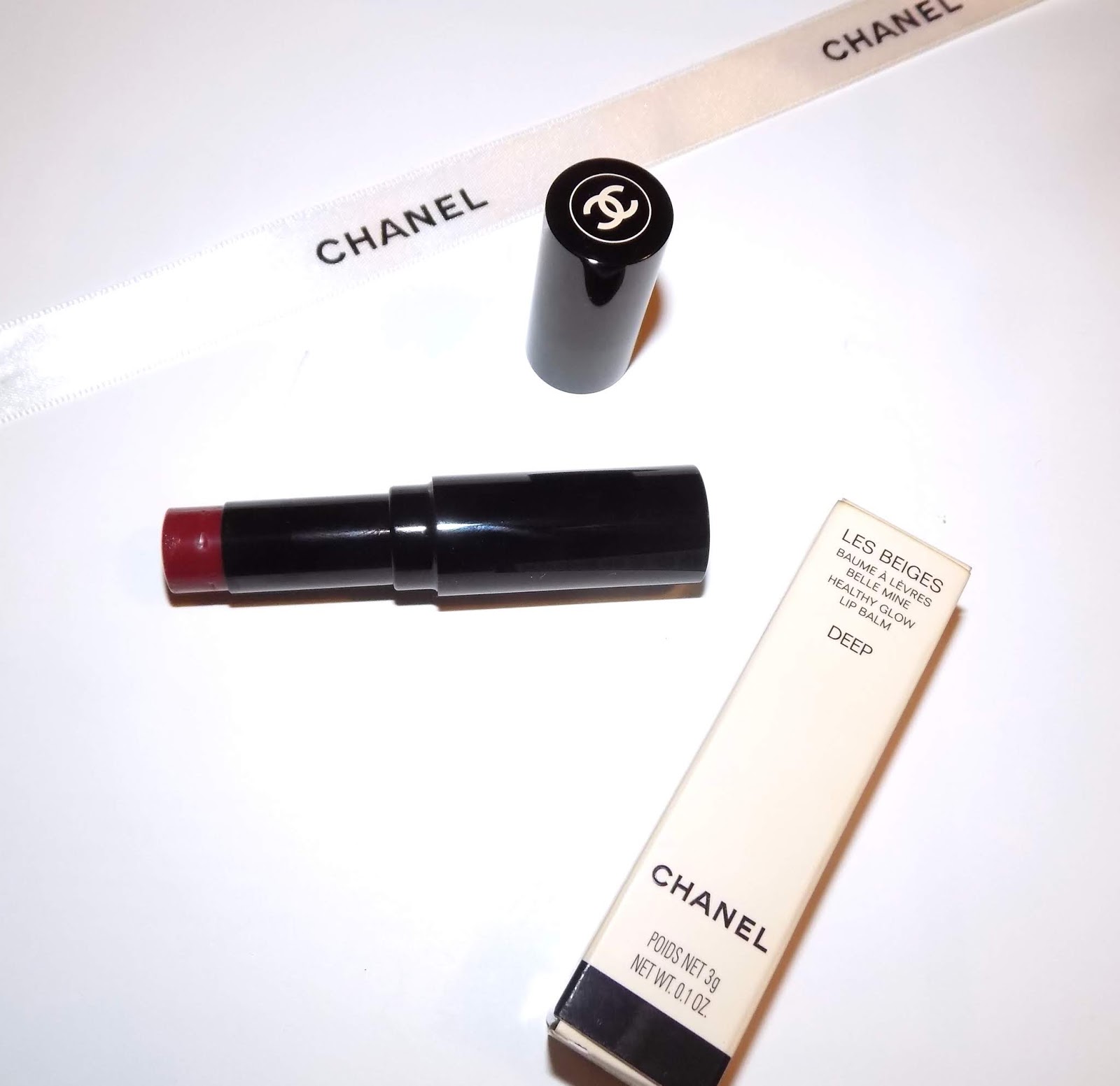 Chanel Les Beiges Healthy Glow Lip Balm Medium for Women, 0.1 Ounce