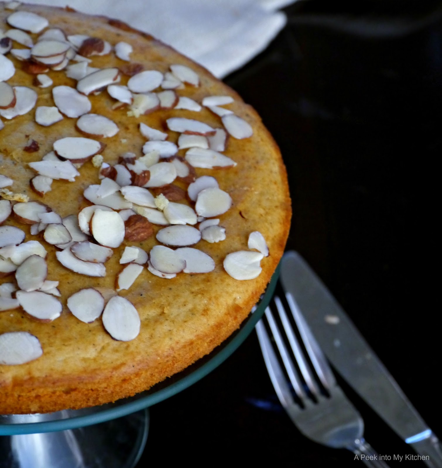 A Peek into My Kitchen Eggless Saffron and Cardamom flavored Arabian