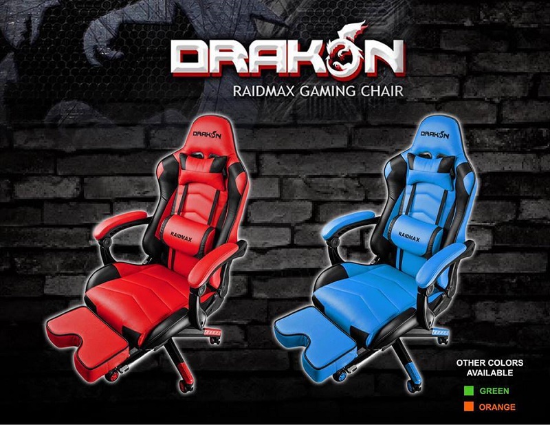 Raidmax Drakon Gaming Chairs Now in PH; Price Starts at Php7,895