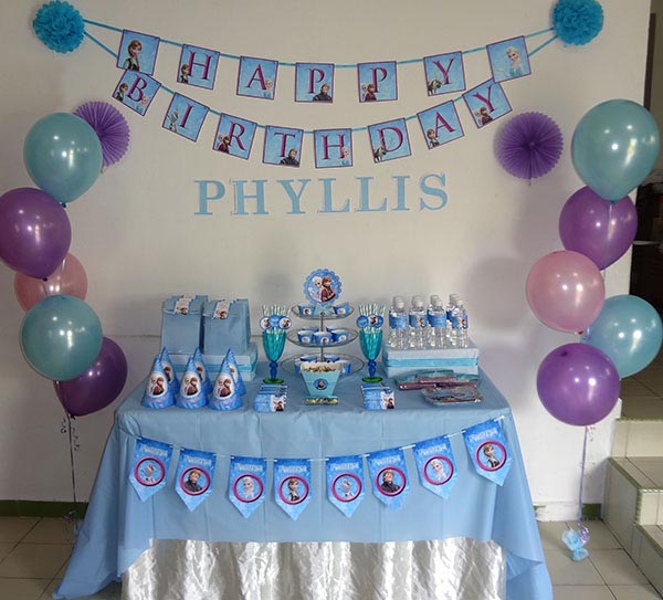 Como crear una candy bar de Frozen en 5 pasos