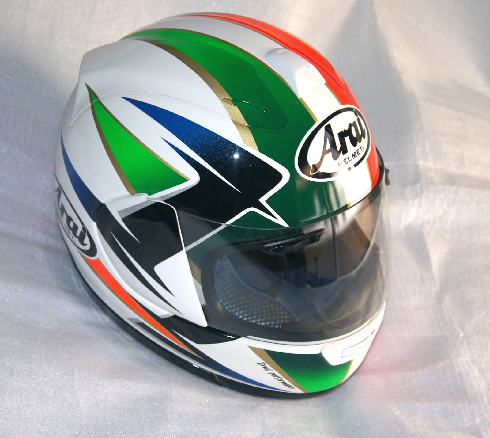 samurai‐bikers Arai Full face Helmet RX7 RRIII Luca Cadalora Official