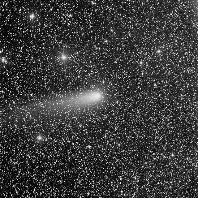 Comet 21P/Giacobini-Zinner imaged at 300-second Luminance binning 1. Imaged by Muir Evenden.