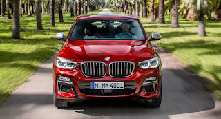 nuova bmw x4 2018 frontale