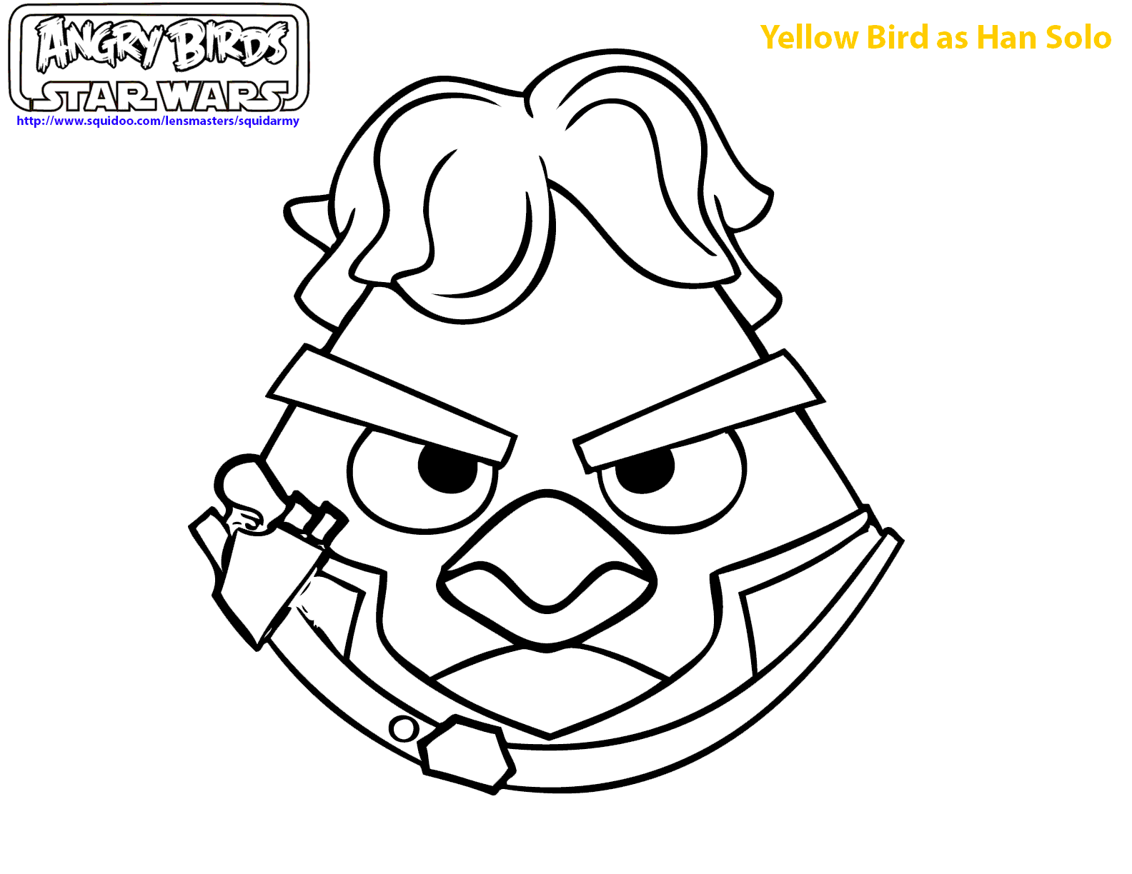 Angry Birds Star Wars Coloring Pages II Squid Army