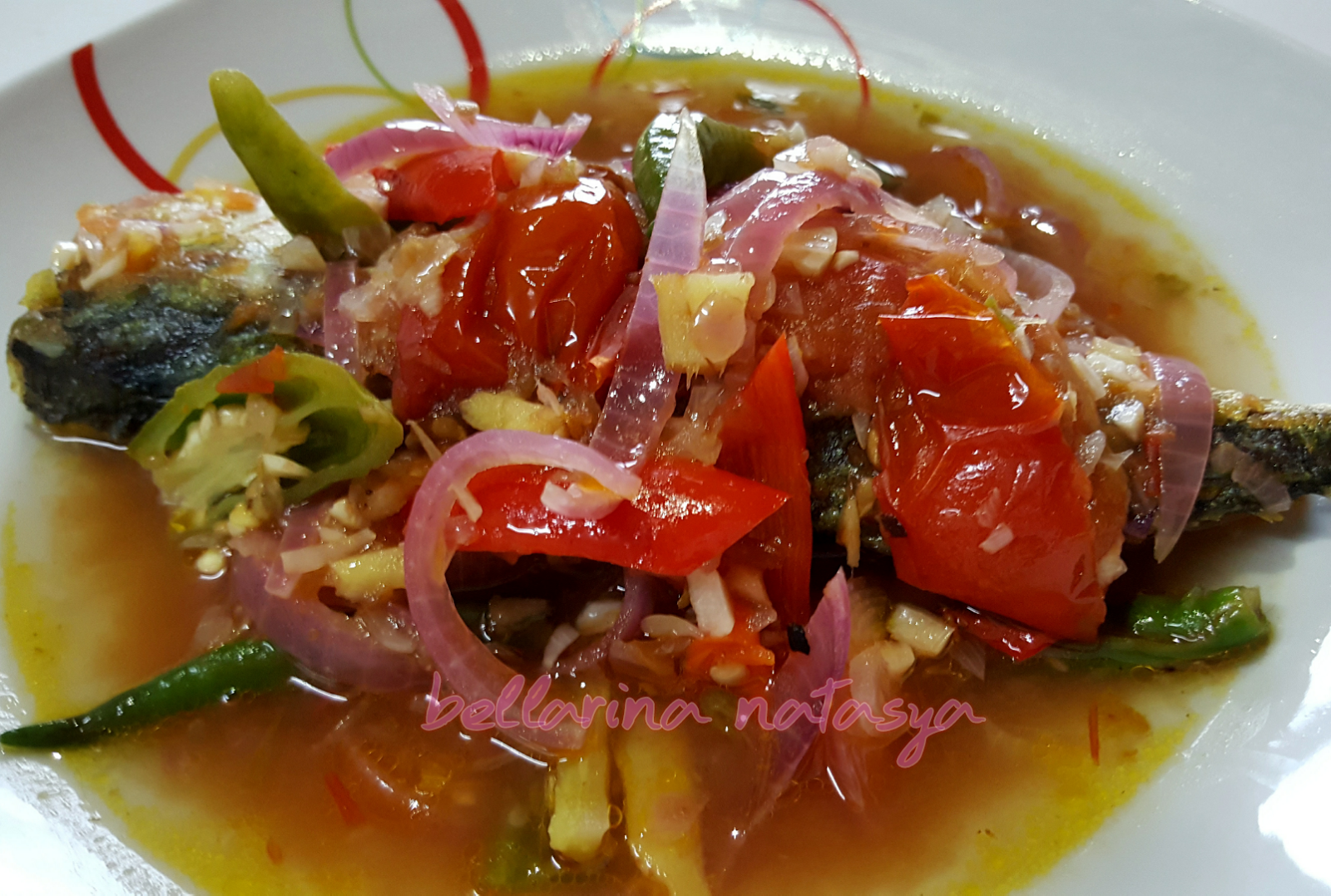  Ikan  Kembung Masak  Asam  Ini Adalah Bellarina Natasya