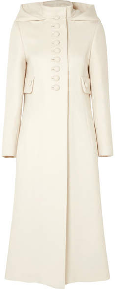 Gucci - Hooded Wool Coat – Ivory