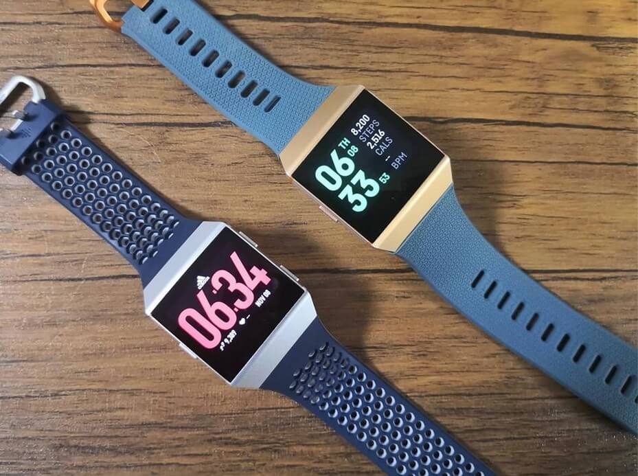 Fitbit Ionic Adidas Edition and Regular Ionic Variant
