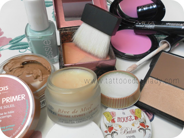 A picture of beauty products not worth the hype