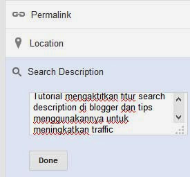 kotak search description artikel blogger